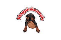 a logo for playpinkkennels